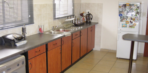 Cherry Clad Washing Area