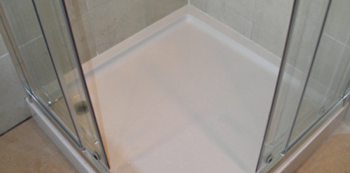 Corner Entry Shower Base