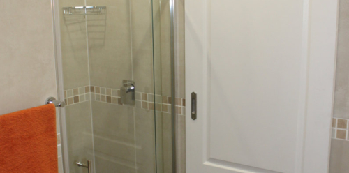 Enclave Shower with Sliding Door