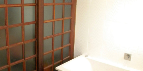 French Sliding Door and Spa Bath
