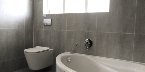 Geberit and Isometric Corner Bath