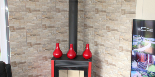 Fireplace Tiling Feature