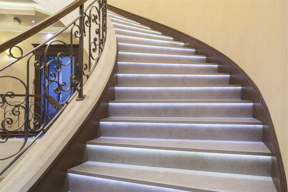 LED Stair Strip Lighting with motion detection