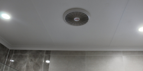 Loft Extractor and Downlights