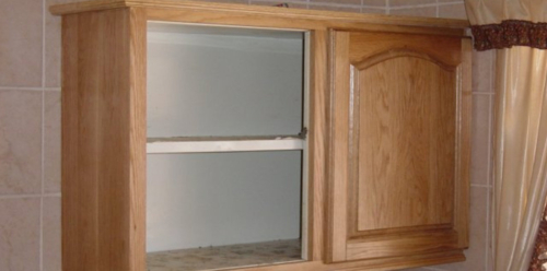 Oak Clad Wall Unit