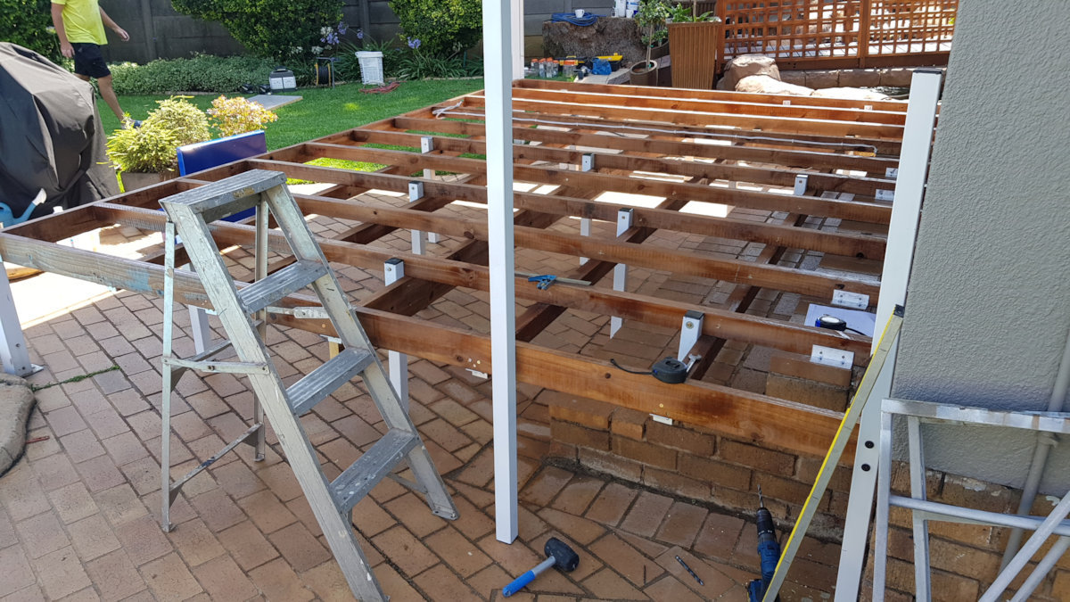 Patio Deck Frame Construction
