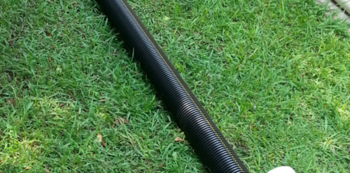 Preparing French Drain Section