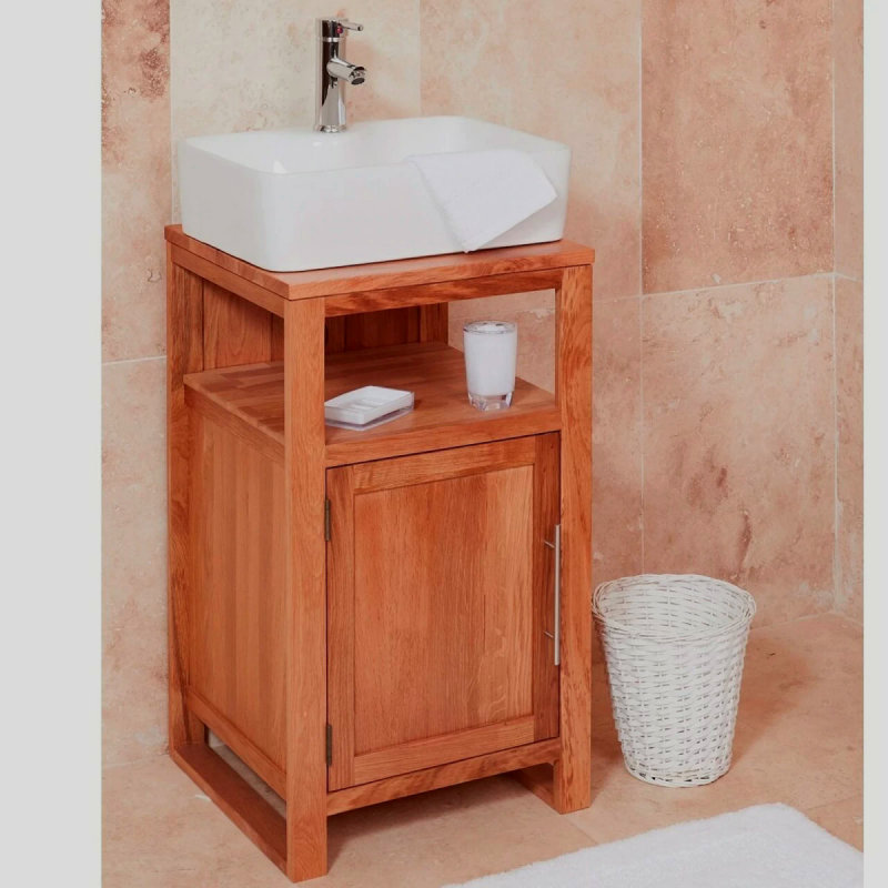 Rustic Vanity with sit-on Basin (600)