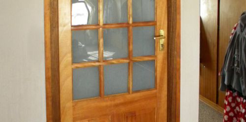 Sliding Hollow Core Door with Pelmet