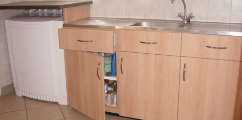 Sink Unit Clad Completed