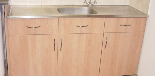 Sink Unit Clad Completed