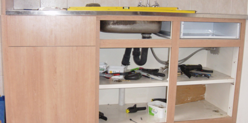 Sink Unit Clad Installing Fronts