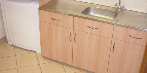 Sink Unit Clad Completed