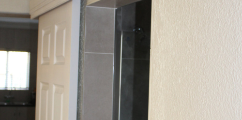 Sliding Hollow Core Door with Pelmet