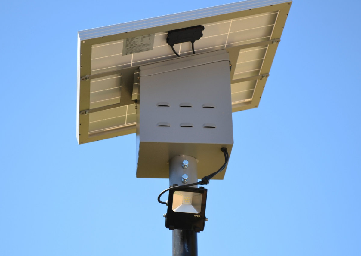Solar Powered LED Floodlight