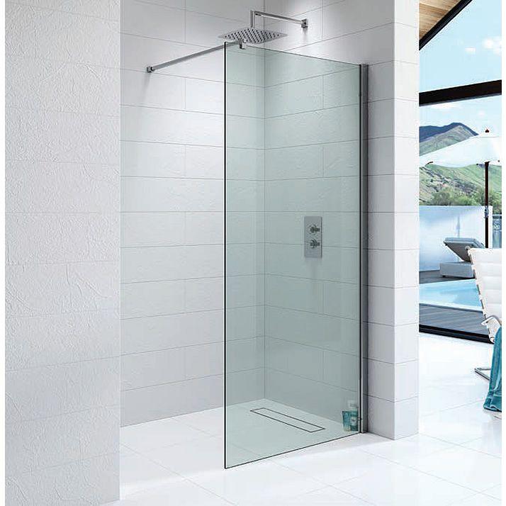 Walk-in Shower with Infinity Drain