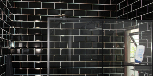 Walk-in with Subway Tiles