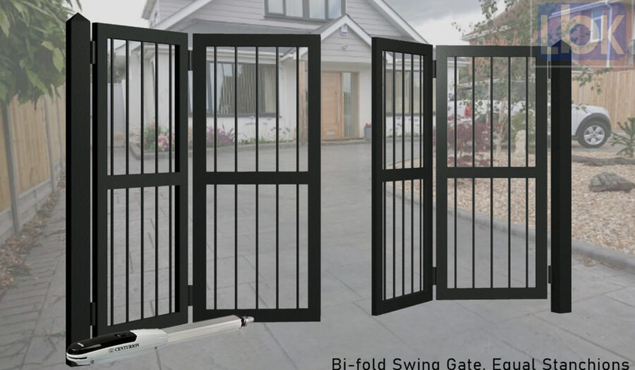 Bifold Swing Driveway Gates